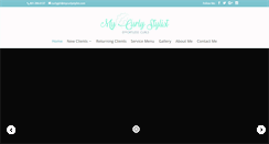Desktop Screenshot of mycurlystylist.com